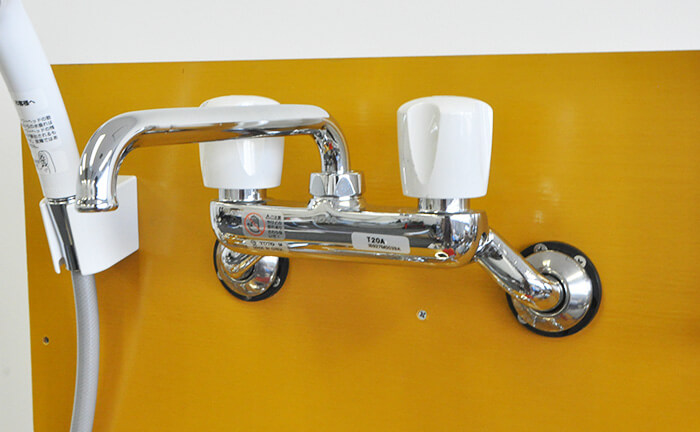 キッチンで使われている蛇口 混合水栓