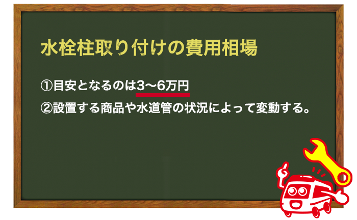 立水栓、水栓柱の取り付け費用相場