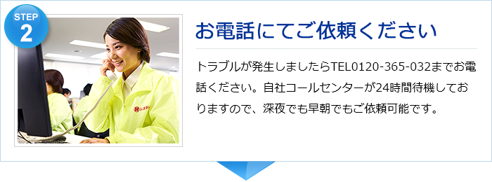 お電話にてご依頼ください