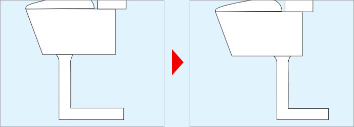 リモデル便器を使わない場合はどう工事するの？