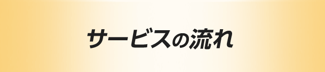 サービスの流れ